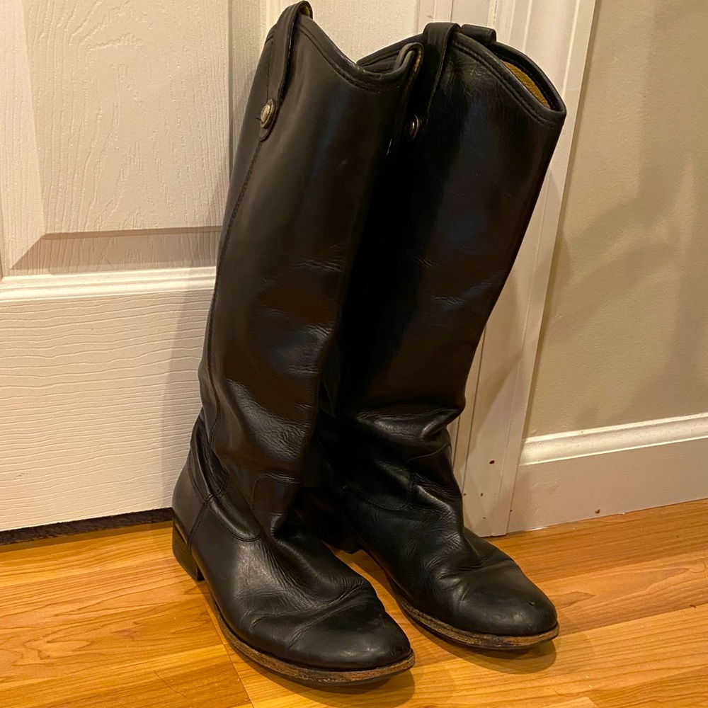 Genuine leather frye boots